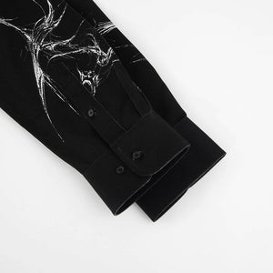 Wicca Phase 'One Silhouette' Heavyweight Button Up