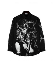 Load image into Gallery viewer, Wicca Phase &#39;One Silhouette&#39; Heavyweight Button Up

