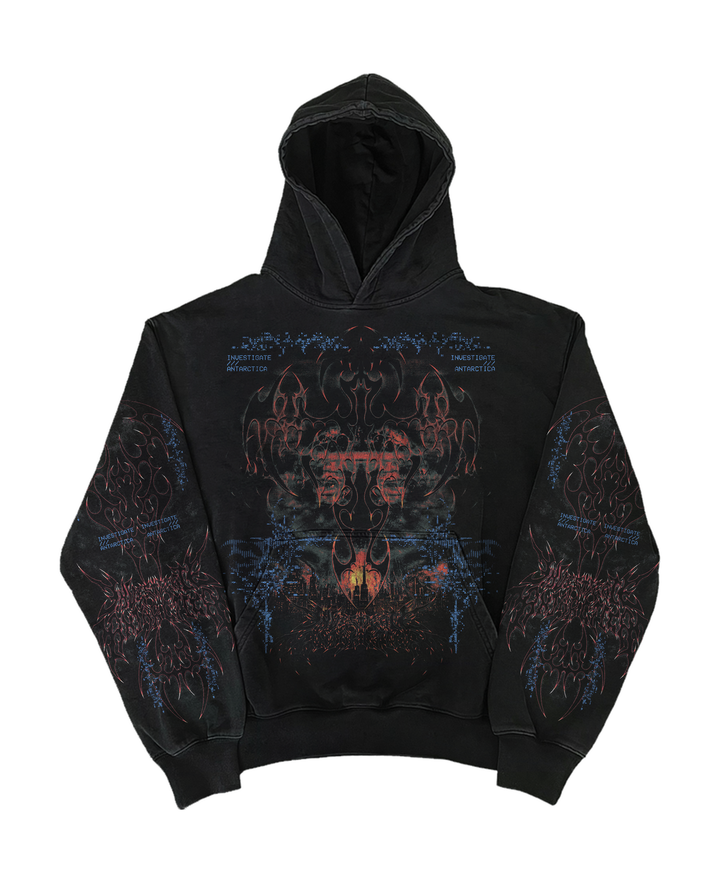 Investigate Antarctica 'Starlit Ritual' Heavyweight French Terry Hoodie