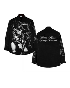 Wicca Phase 'One Silhouette' Heavyweight Button Up